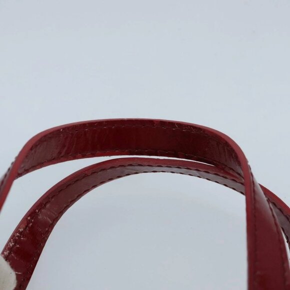 CELINE Macadam Canvas Hand Bag Beige Gold Auth 98068V - Picture 9 of 16